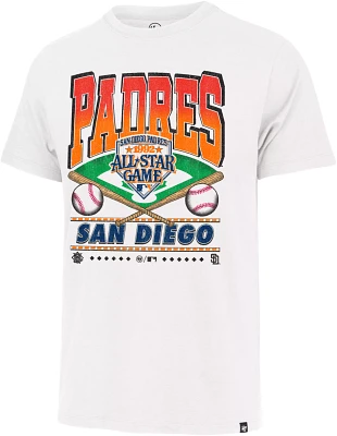 '47 Men's San Diego Padres White Franklin Shot T-Shirt