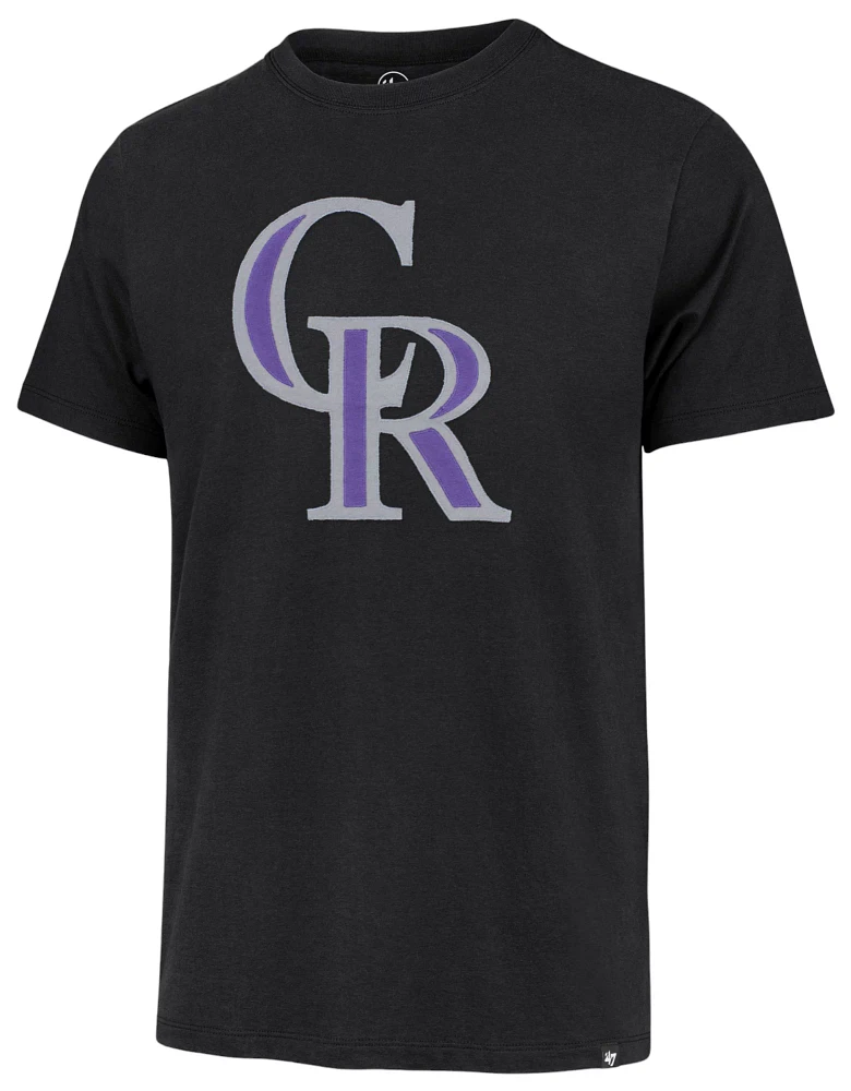 '47 Men's Colorado Rockies Black Franklin T-Shirt