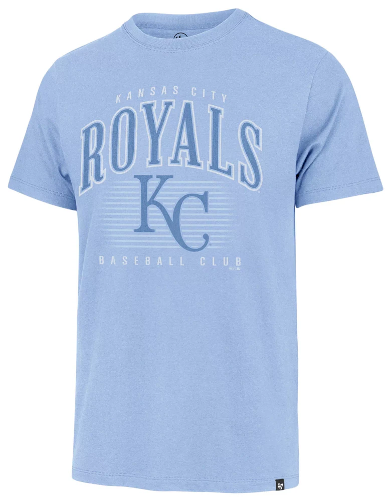 '47 Men's Kansas City Royals Blue Double Header Cooperstown Franklin T-Shirt