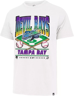 '47 Men's Tampa Bay Rays White Franklin Shot T-Shirt