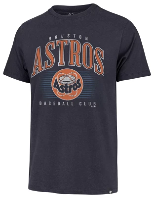 '47 Men's Houston Astros Blue Double Header Cooperstown Franklin T-Shirt