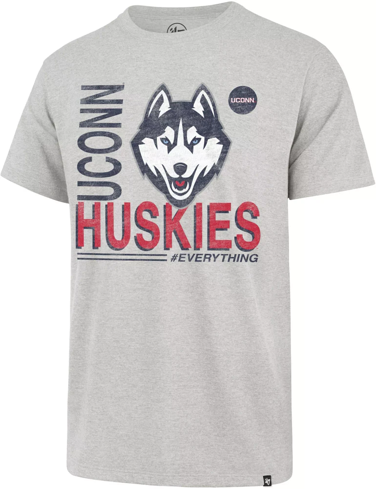 ‘47 Men's Connecticut Huskies Grey Franklin T-Shirt