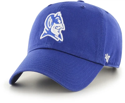 '47 Men's Duke Blue Devils Royal Clean Up Adjustable Hat