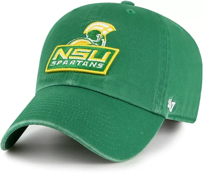 ‘47 Men's Norfolk State Spartans Green Badge Clean Up Adjustable Hat