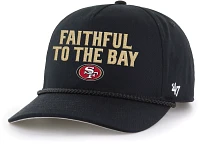 '47 Men's San Francisco 49ers Script Hitch Black Adjustable Hat