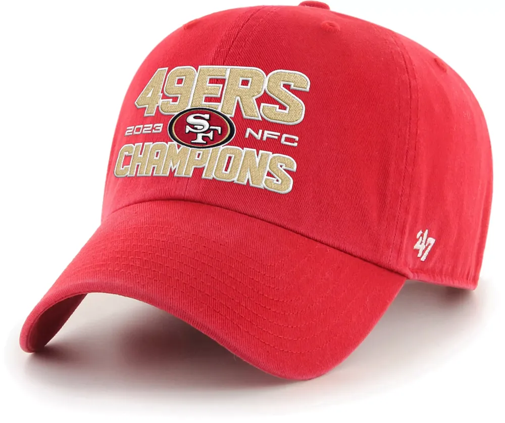 '47 Men's 2024 NFC Conference Champions San Francisco 49ers Clean Up Adjustable Hat