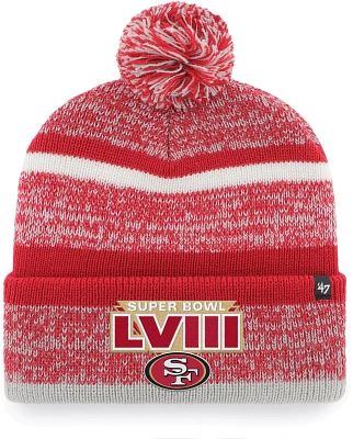 '47 Men's 2024 Super Bowl LVIII Bound San Francisco 49ers Northward Knit Beanie