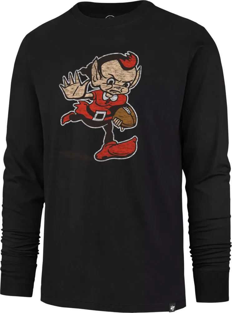 '47 Men's Cleveland Browns Brownie Long Sleeve T-Shirt