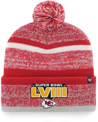 '47 Men's 2024 Super Bowl LVIII Bound Kansas City Chiefs Northward Knit Beanie