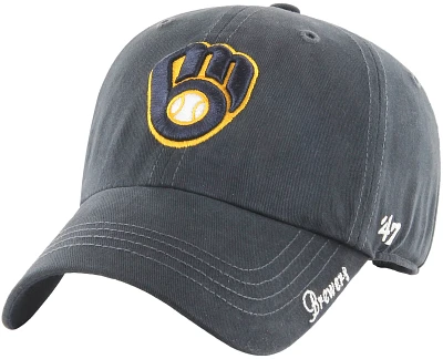 '47 Women's Milwaukee Brewers Navy Miata Clean Up Adjustable Hat