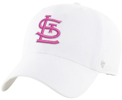 '47 Women's St. Louis Cardinals White Clean Up Adjustable Hat