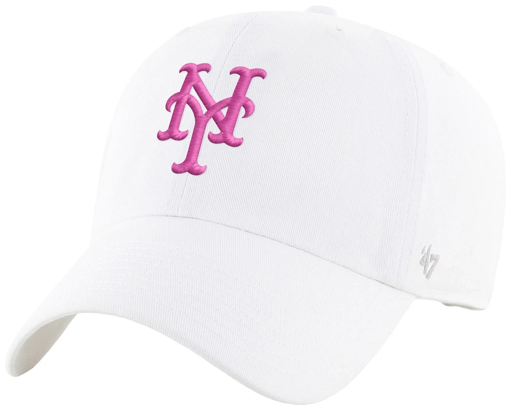 '47 Women's New York Mets White Clean Up Adjustable Hat