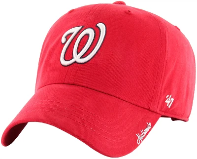 '47 Women's Washington Nationals Red Miata Clean Up Adjustable Hat
