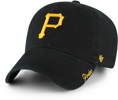 '47 Women's Pittsburgh Pirates Black Miata Clean Up Adjustable Hat