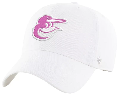 '47 Women's Baltimore Orioles White Clean Up Adjustable Hat