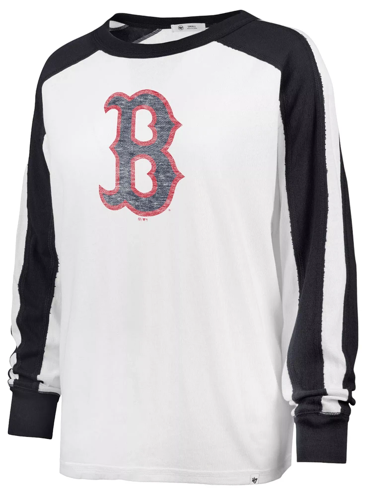 '47 Women's Boston Red Sox White Premium Caribou Cooperstown Long Sleeve T-Shirt