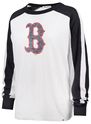 '47 Women's Boston Red Sox White Premium Caribou Cooperstown Long Sleeve T-Shirt