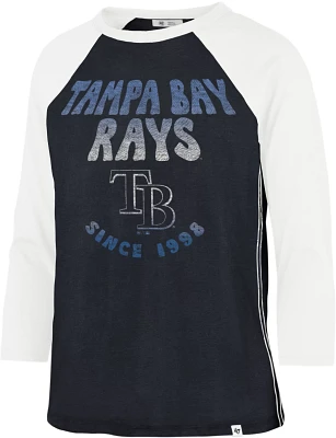 '47 Women's Tampa Bay Rays Blue Harmony Ava Raglan T-Shirt