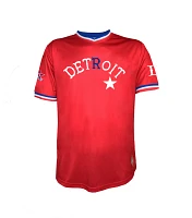 Stitches Men's Negro League Baseball Detroit Stars Red Jersey