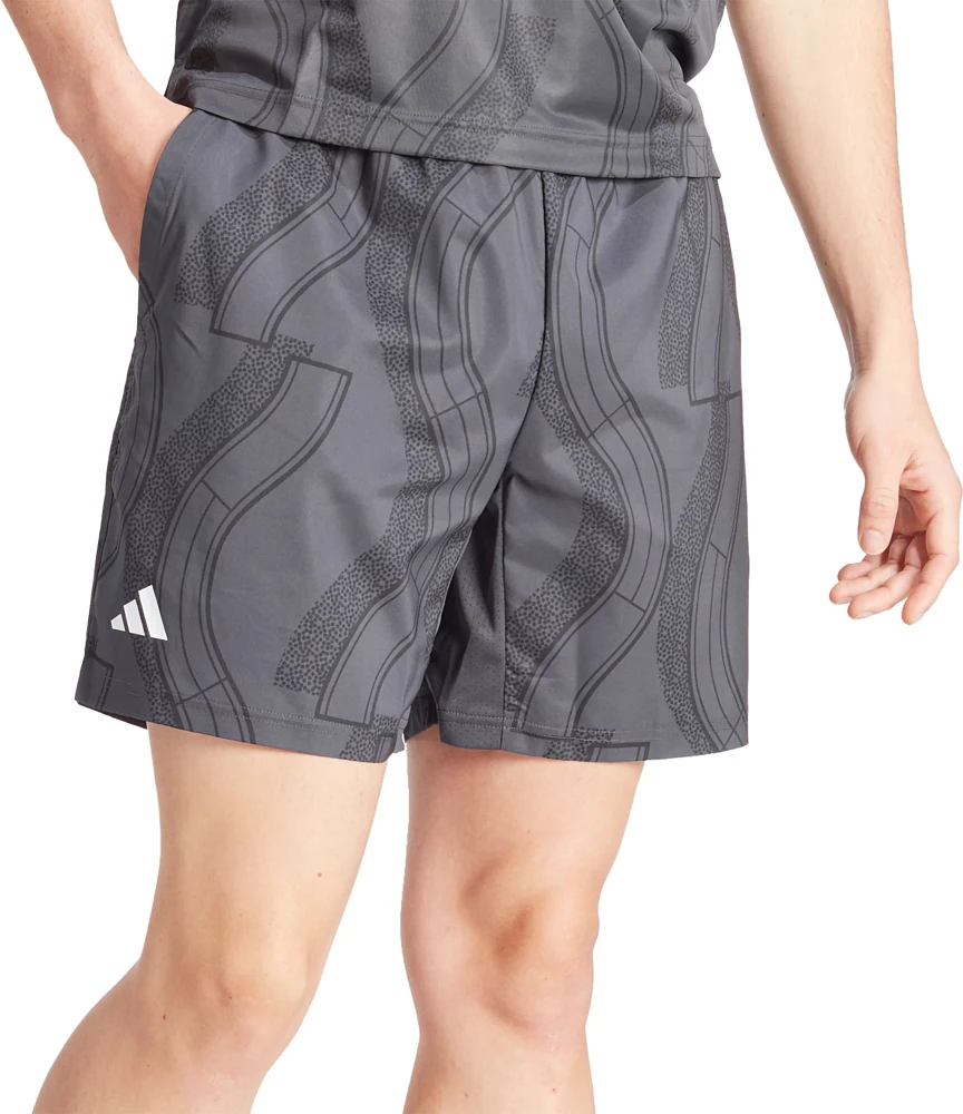 adidas Men's Club Graphic Tennis Shorts