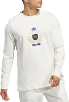 adidas Men's Go-To Crest Graphic Long Sleeve Golf T-Shirt