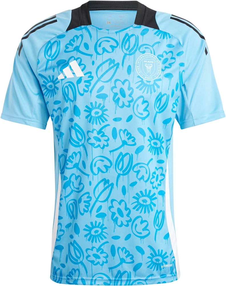 adidas Adult Inter Miami CF 2024 One Planet Blue Replica Jersey