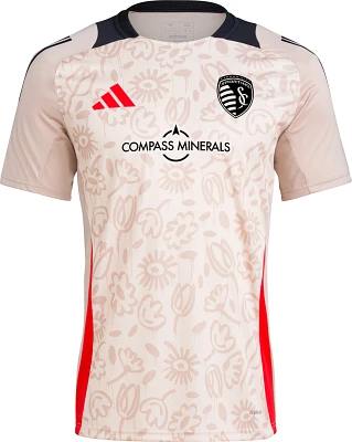 adidas Adult Sporting Kansas City 2024 One Planet Tan Replica Jersey