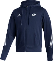 adidas Men's Georgia Tech Yellow Jackets Navy Fashion Full Zip Hoodie