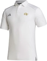 adidas Men's Georgia Tech Yellow Jackets White Classic Polo