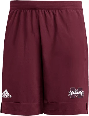 adidas Men's Mississippi State Bulldogs Maroon 9” Heat Ready Woven Shorts