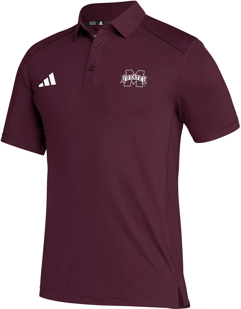 adidas Men's Mississippi State Bulldogs Maroon Classic Polo