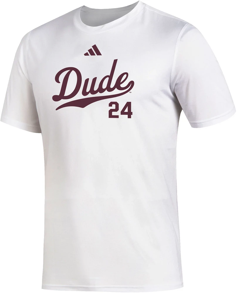 adidas Men's Mississippi State Bulldogs White Dude Creator T-Shirt