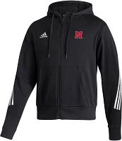 adidas Men's Nebraska Cornhuskers Black Fashion Full Zip Hoodie