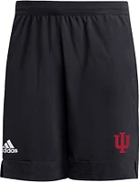 adidas Men's Indiana Hoosiers Black 9” Heat Ready Woven Shorts