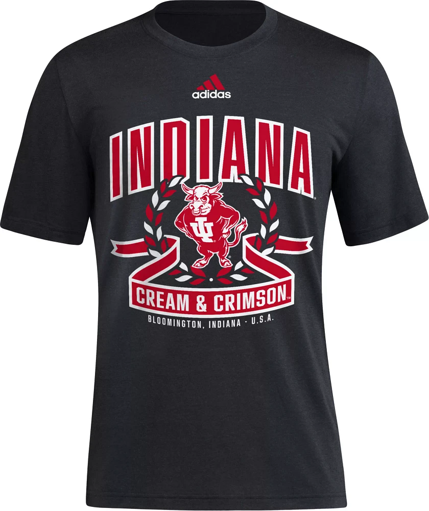 adidas Men's Indiana Hoosiers Black Class Dismissed T-Shirt