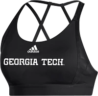 adidas Women's Georgia Tech Yellow Jackets Black Ultimate Bra