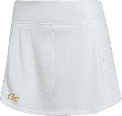 adidas Women's Georgia Tech Yellow Jackets White Tennis Skirt