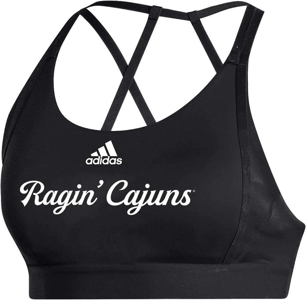 adidas Women's Louisiana-Lafayette Ragin' Cajuns Black Ultimate Bra