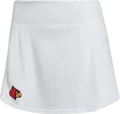 adidas Women's Louisville Cardinals White Tennis Skirt