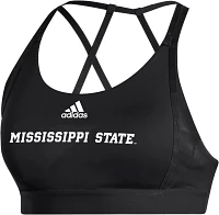 adidas Women's Mississippi State Bulldogs Black Ultimate Bra