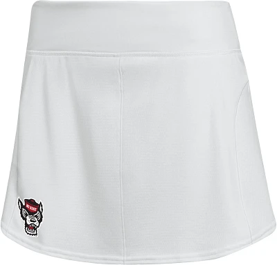 adidas Women's NC State Wolfpack White Tennis Skirt