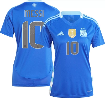 adidas Women's Argentina Lionel Messi #10 2024 Away Replica Jersey