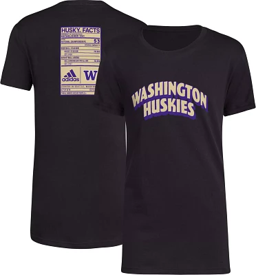 adidas Youth Washington Huskies Black Cereal T-Shirt