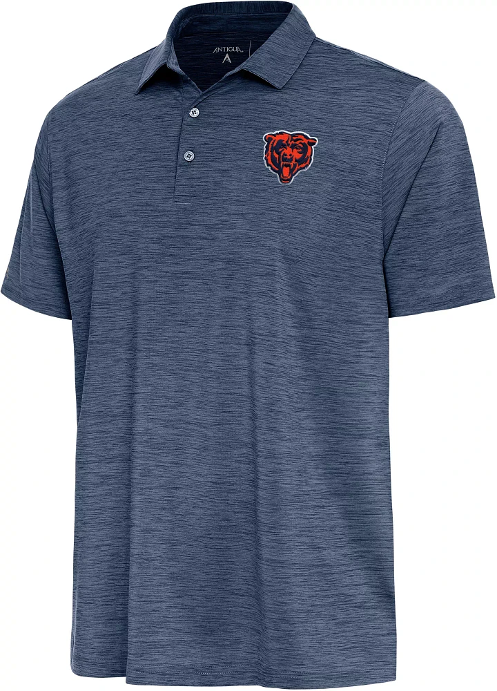 Antigua Men's Chicago Bears Layout Heathered Polo