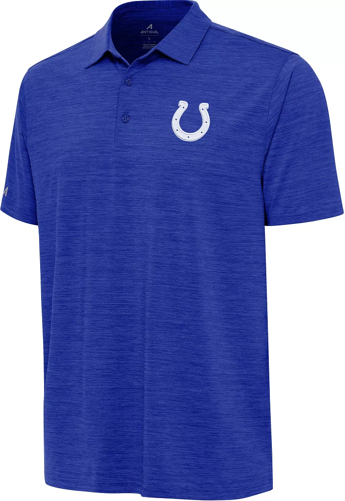 Antigua Men's Indianapolis Colts Layout Heathered Polo