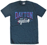 Where I'm From Men's Dayton Flyers Blue Mascot Logo T-Shirt