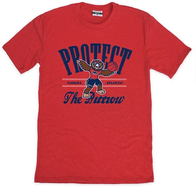 Where I'm From Men's Florida Atlantic Owls Red The Burrow T-Shirt