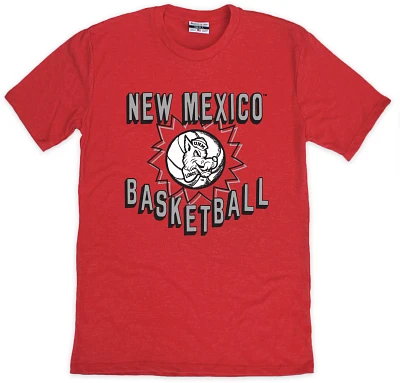 Where I'm From Men's New Mexico Lobos Cherry Basketball Spark T-Shirt