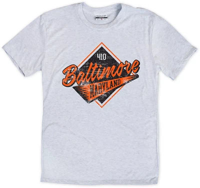 Where I'm From Adult Baltimore Diamond Script T-Shirt