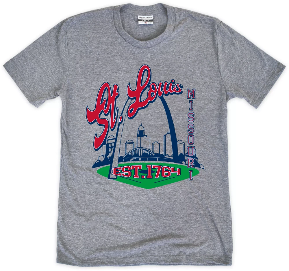 Where I'm From Adult St. Louis Arch T-Shirt